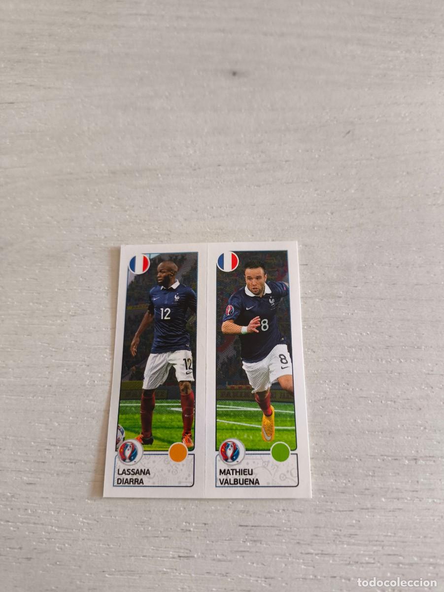 Cromos de F&uacute;tbol: 41 Lassana Diarra / Mathieu Valbuena FRANCIA PANINI EUROCOPA EURO FRANCIA 2016 NO LIGA ESTE