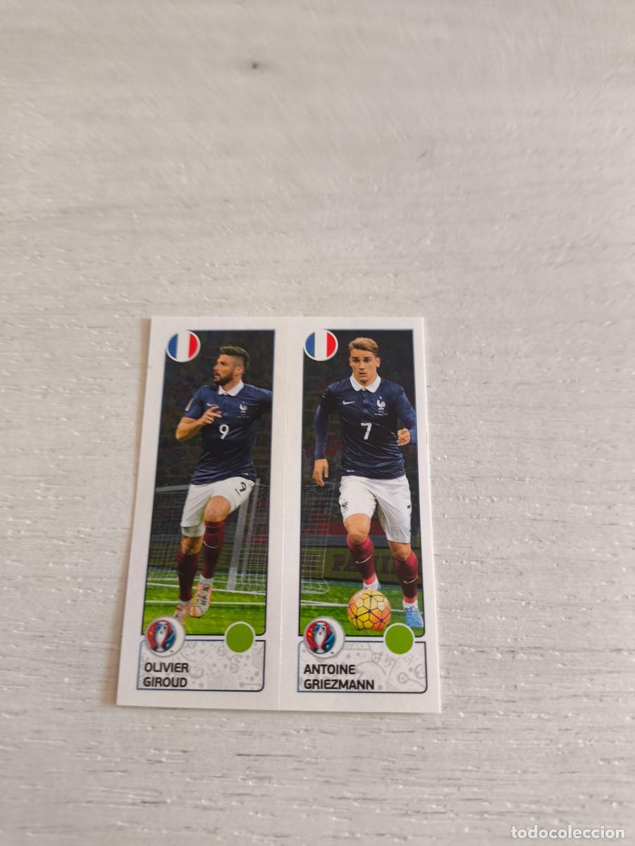 Cromos de F&uacute;tbol: 42 Olivier Giroud / Antoine Griezmann FRANCIA PANINI EUROCOPA EURO FRANCIA 2016 NO LIGA ESTE