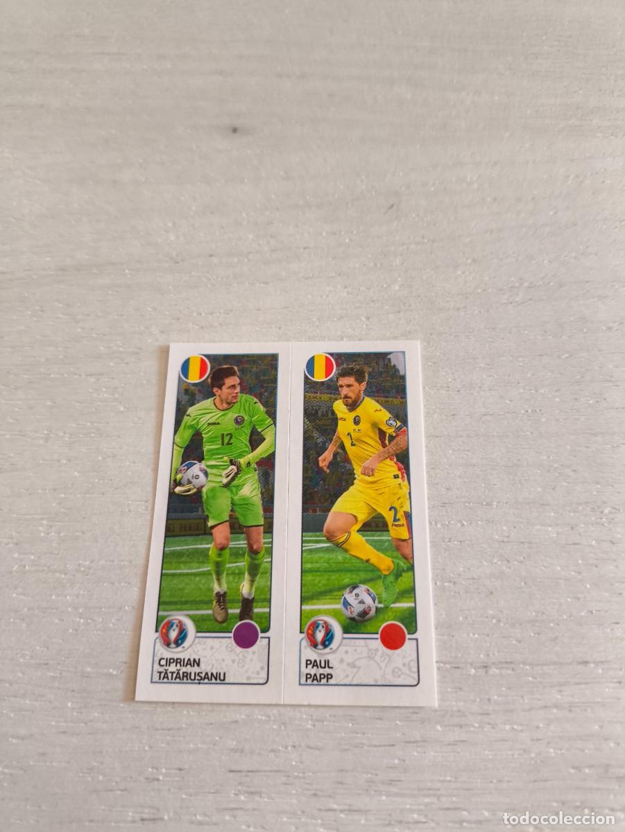 Fu&szlig;ball-Sticker: 44 Ciprian T&atilde;t&atilde;ruşanu / Paul Papp RUMANIA PANINI EUROCOPA EURO FRANCIA 2016 NO LIGA ESTE