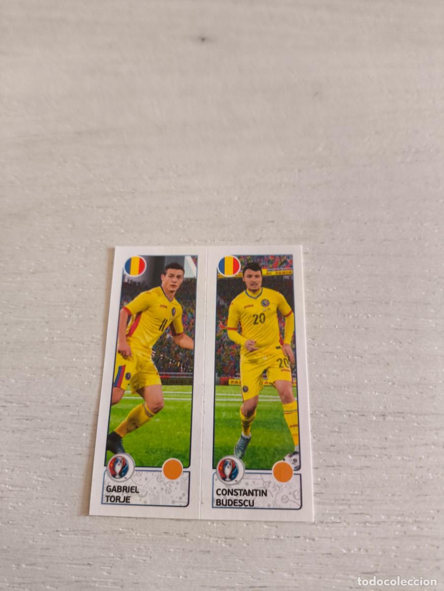 Fu&szlig;ball-Sticker: 47 Gabriel Torje / Constantin Budescu RUMANIA PANINI EUROCOPA EURO FRANCIA 2016 NO LIGA ESTE