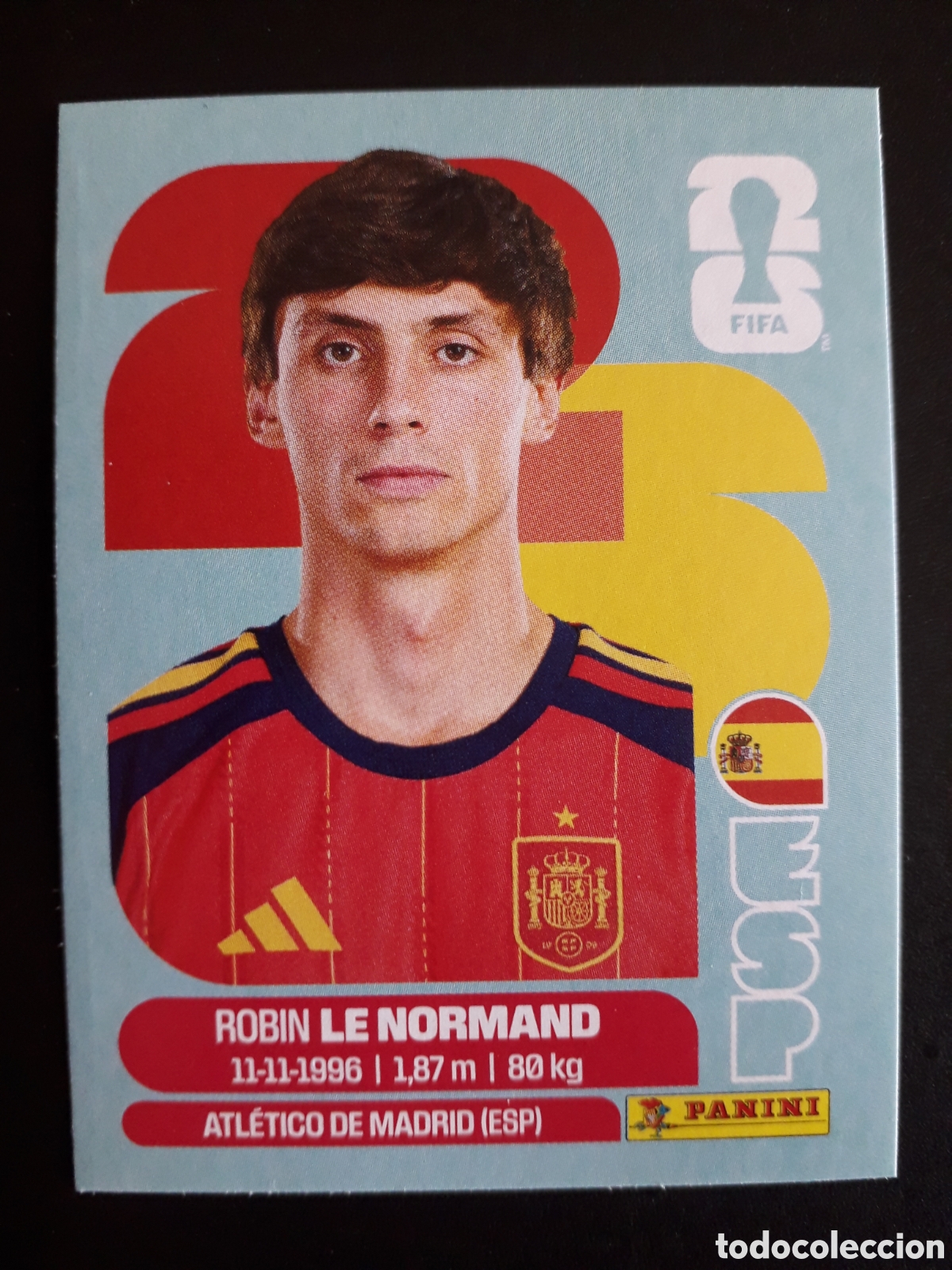Fu&szlig;ball-Sticker: LE NORMAND ESPA&Ntilde;A ESP 3 MUNDIAL F&Uacute;TBOL 2026 FIFA WORLD CUP PANINI SIN PEGAR PEDIDO M&Iacute;NIMO 3&euro;