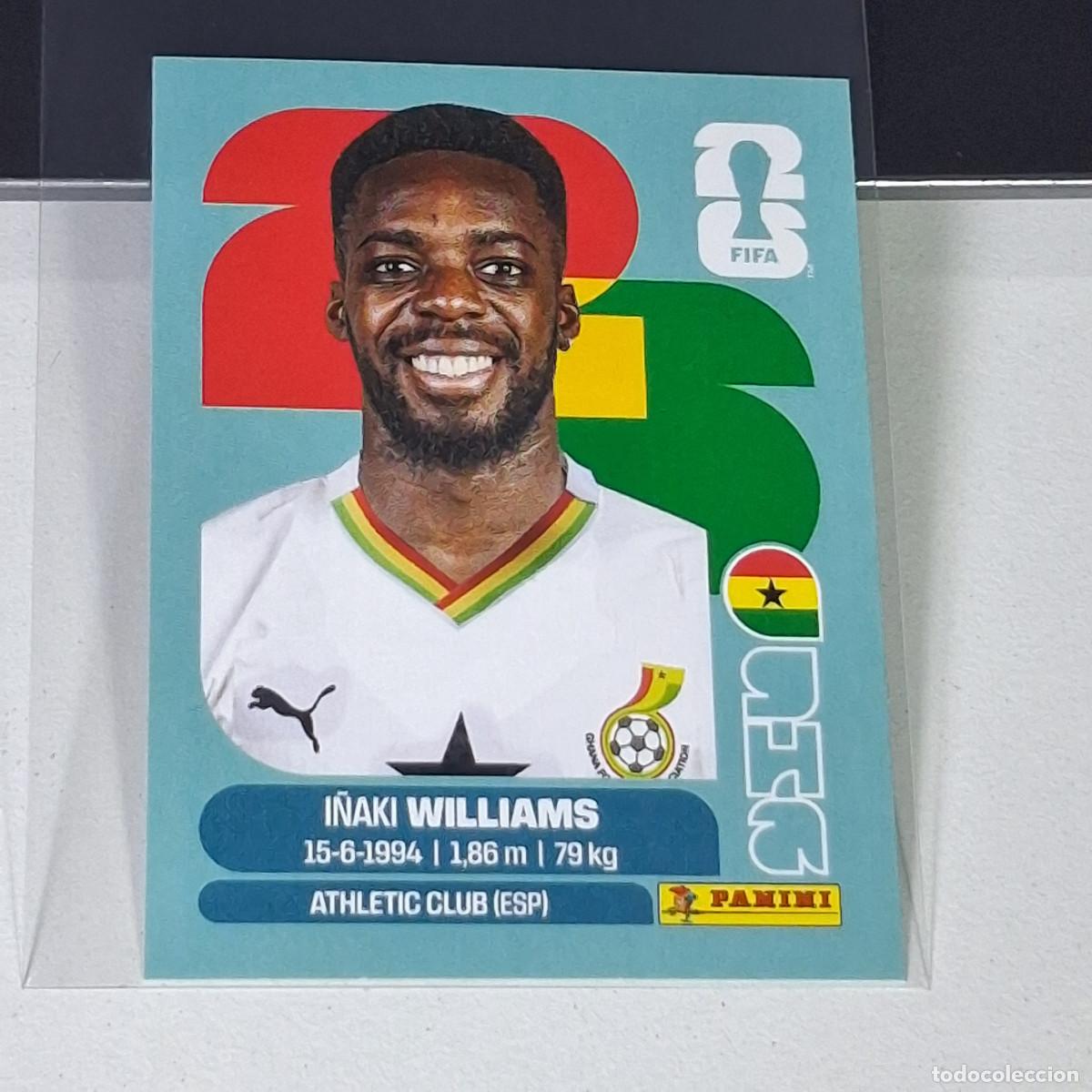 Fu&szlig;ball-Sticker: A39 GHA15 I&Ntilde;AKI WILLIAMS 15 GHANA GHA MUNDIAL FIFA WORLD CUP 2026 STICKER PANINI