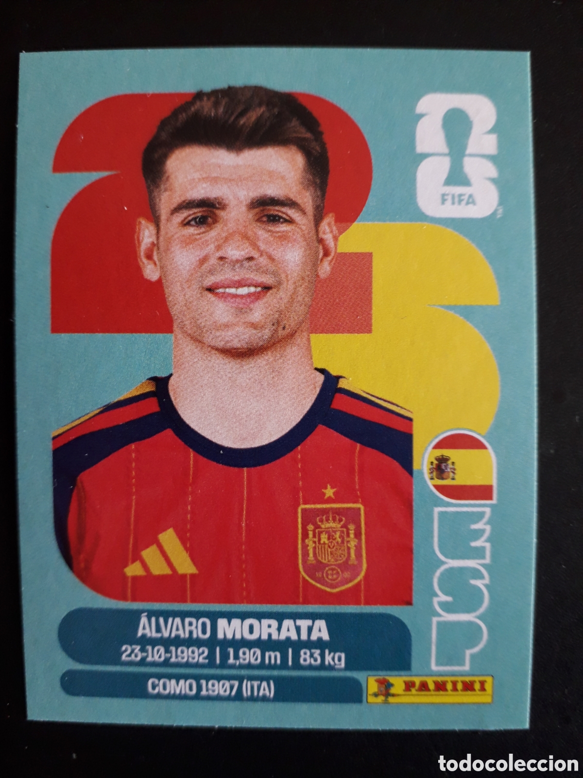Fu&szlig;ball-Sticker: MORATA ESPA&Ntilde;A ESP 19 MUNDIAL F&Uacute;TBOL 2026 FIFA WORLD CUP PANINI SIN PEGAR PEDIDO M&Iacute;NIMO 3&euro;