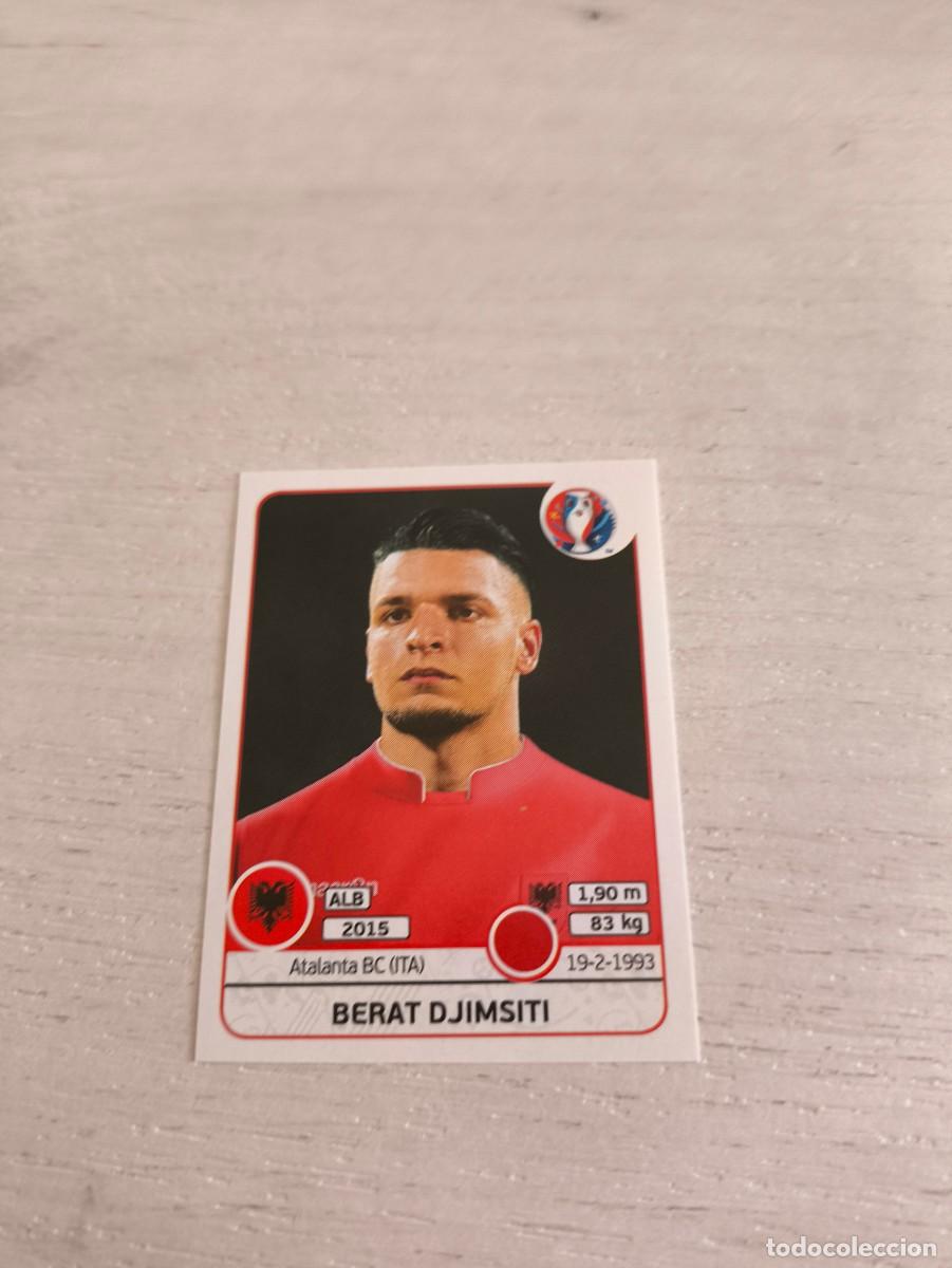 Cromos de F&uacute;tbol: 70 Berat Djimsiti ALBANIA PANINI EUROCOPA EURO FRANCIA 2016 NO LIGA ESTE