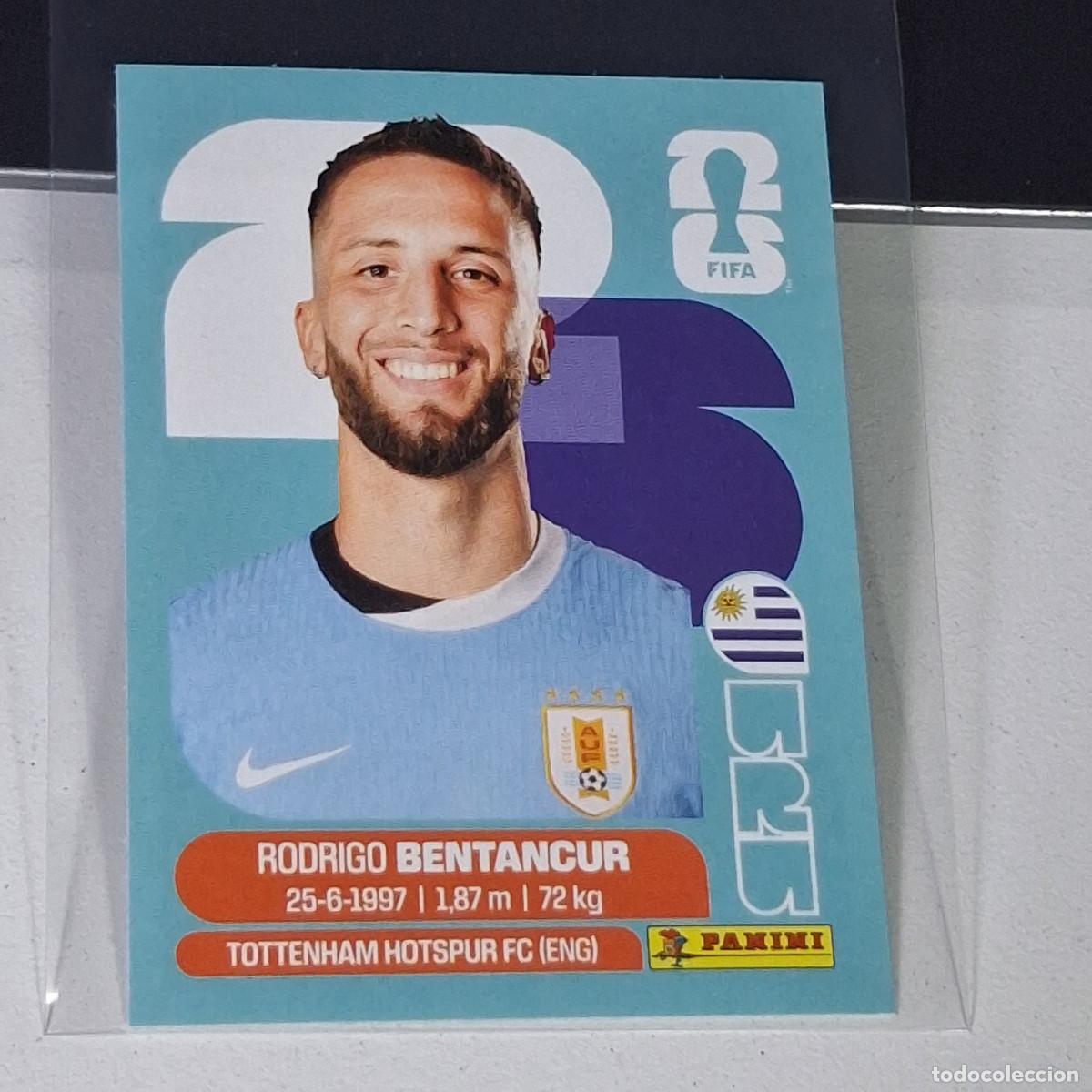 Cromos de F&uacute;tbol: A39 URU12 RODRIGO BENTANCUR 12 URUGUAY URU MUNDIAL FIFA WORLD CUP 2026 STICKER PANINI