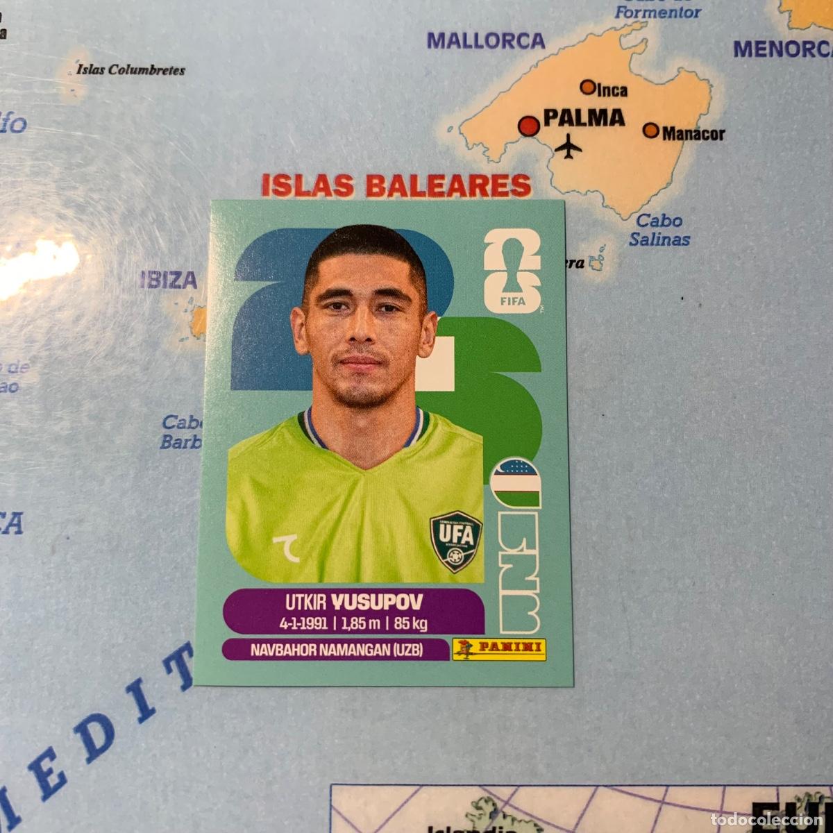 Cromos de F&uacute;tbol: Uzbekist&aacute;n n&uacute;mero 2 cromo panini Mundial Fifa World Cup 2026
