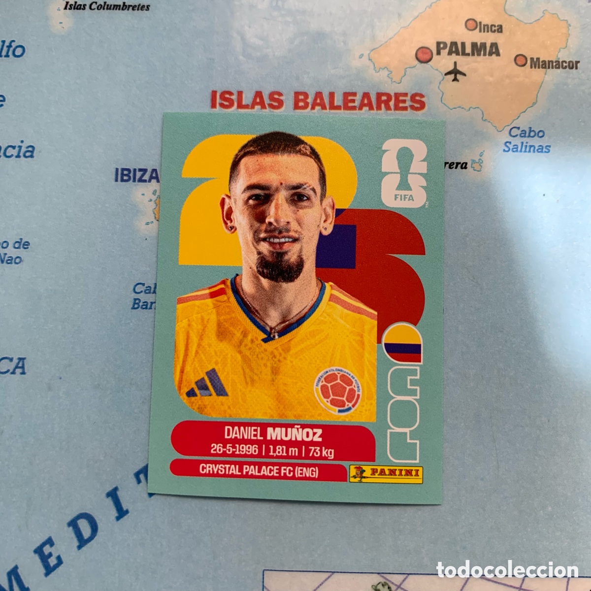 Cromos de F&uacute;tbol: Colombia n&uacute;mero 6 cromo panini Mundial Fifa World Cup 2026