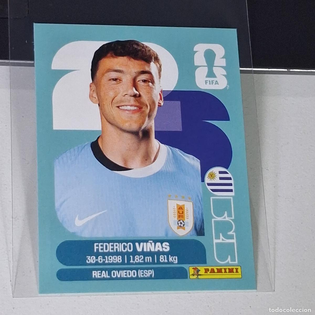 Cartes &agrave; collectionner de Football: A39 URU18 FEDERICO VI&Ntilde;AS 18 URUGUAY URU MUNDIAL FIFA WORLD CUP 2026 STICKER PANINI