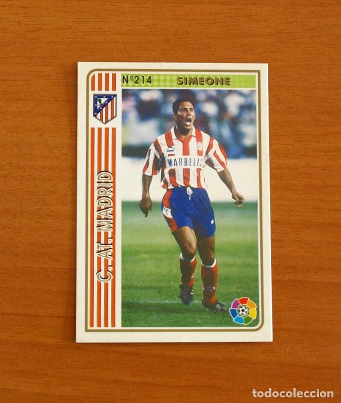 Cartes &agrave; collectionner de Football: Atl&eacute;tico de Madrid -N&ordm; 214 Simeone -Mundicromo Las Fichas de la Liga 1994-1995-94-95