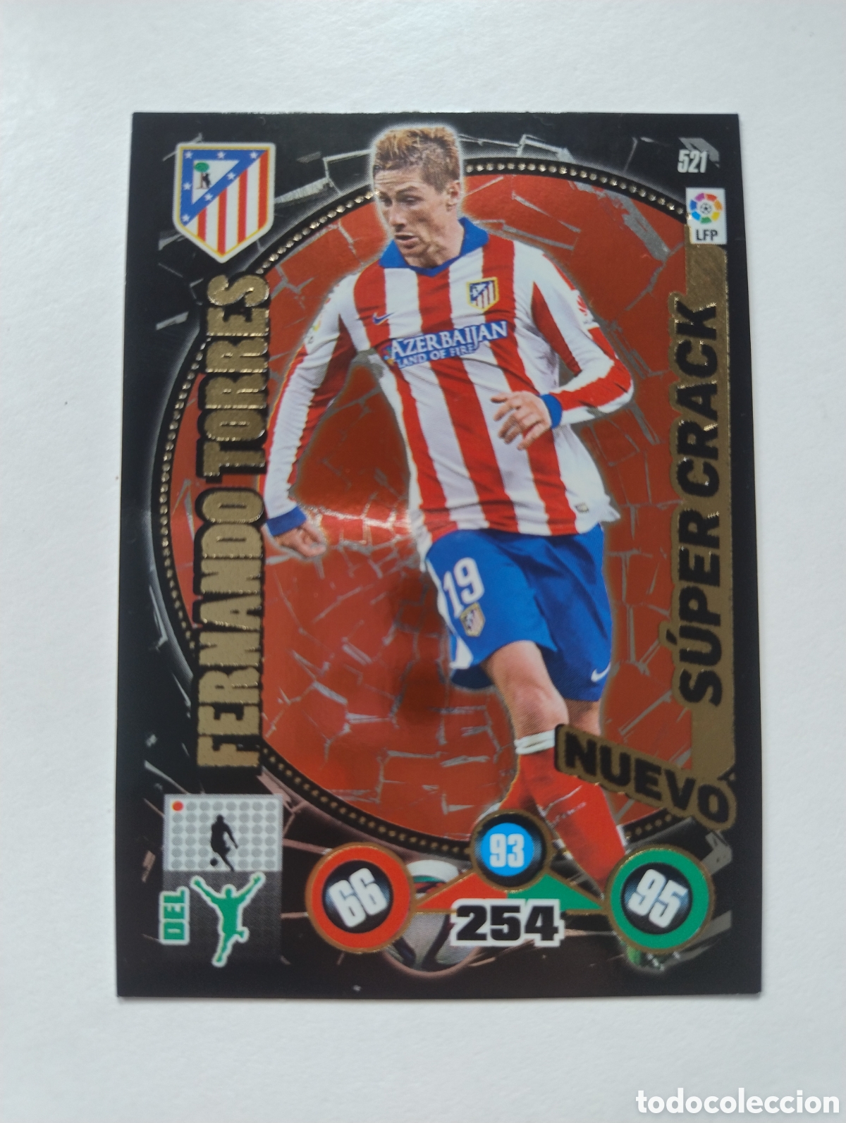 Cartes &agrave; collectionner de Football: 521 - Fernando Torres - Atl&eacute;tico de Madrid - Adrenalyn XL Liga 2014 - 2015 Nuevo Super Crack