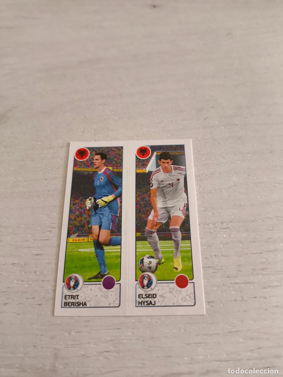 Fu&szlig;ball-Sticker: 90 Etrit Berisha / Elseid Hysaj ALBANIA PANINI EUROCOPA EURO FRANCIA 2016 NO LIGA ESTE