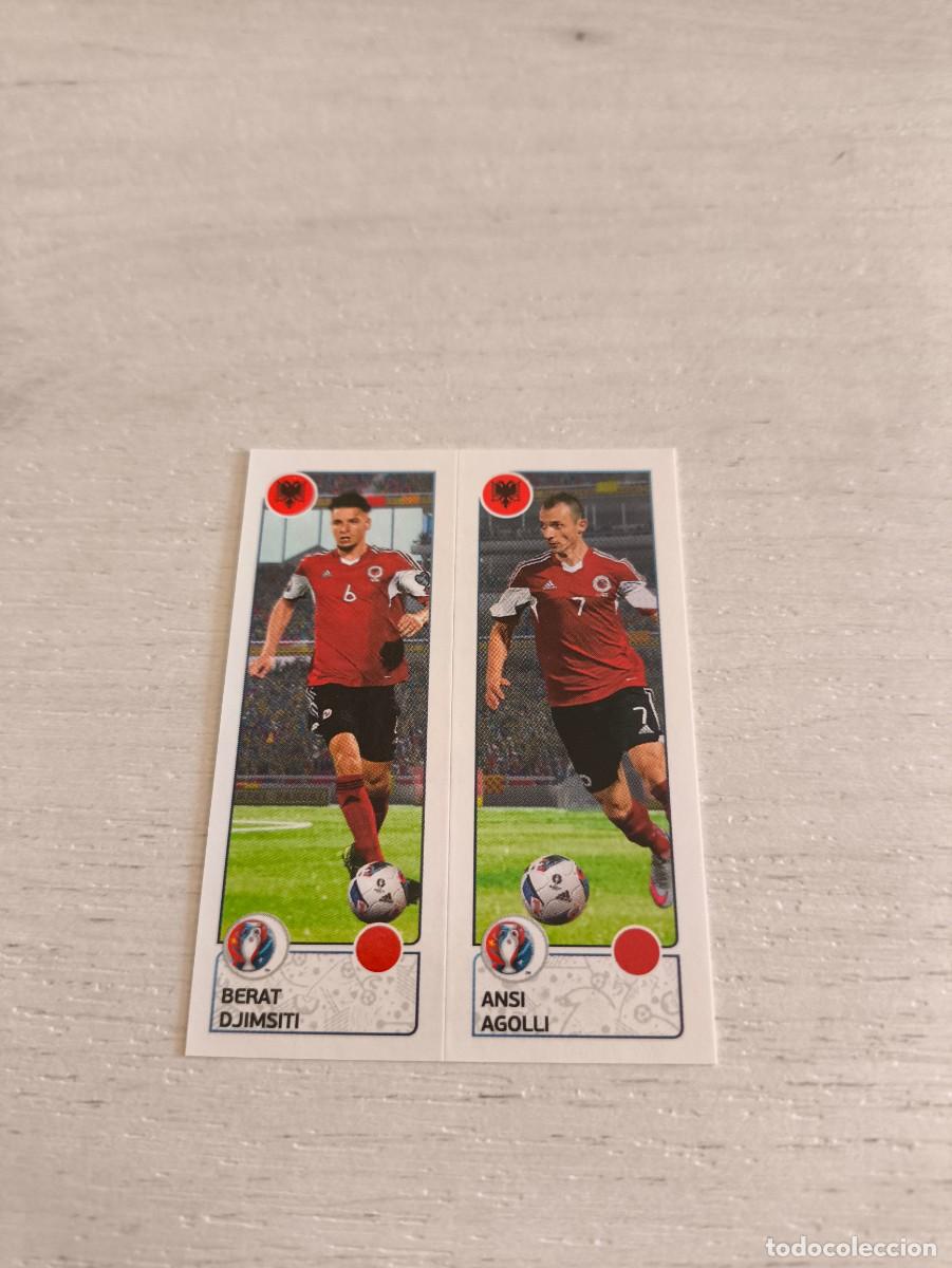 Fu&szlig;ball-Sticker: 91 Berat Djimsiti / Ansi Agolli ALBANIA PANINI EUROCOPA EURO FRANCIA 2016 NO LIGA ESTE