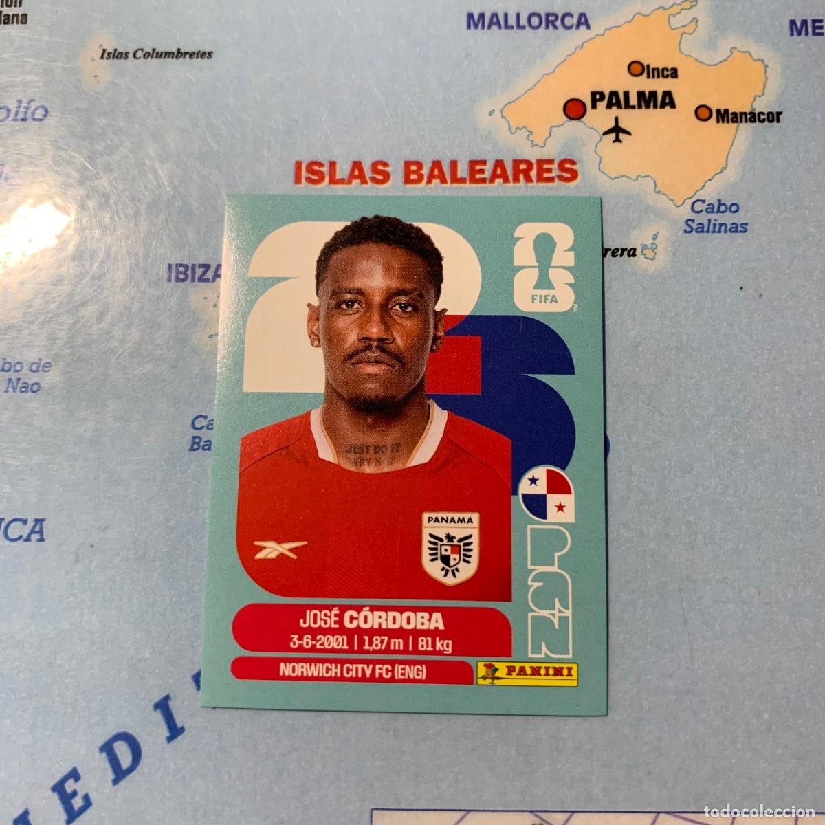 Fu&szlig;ball-Sticker: Panama n&uacute;mero 8 cromo panini Mundial Fifa World Cup 2026