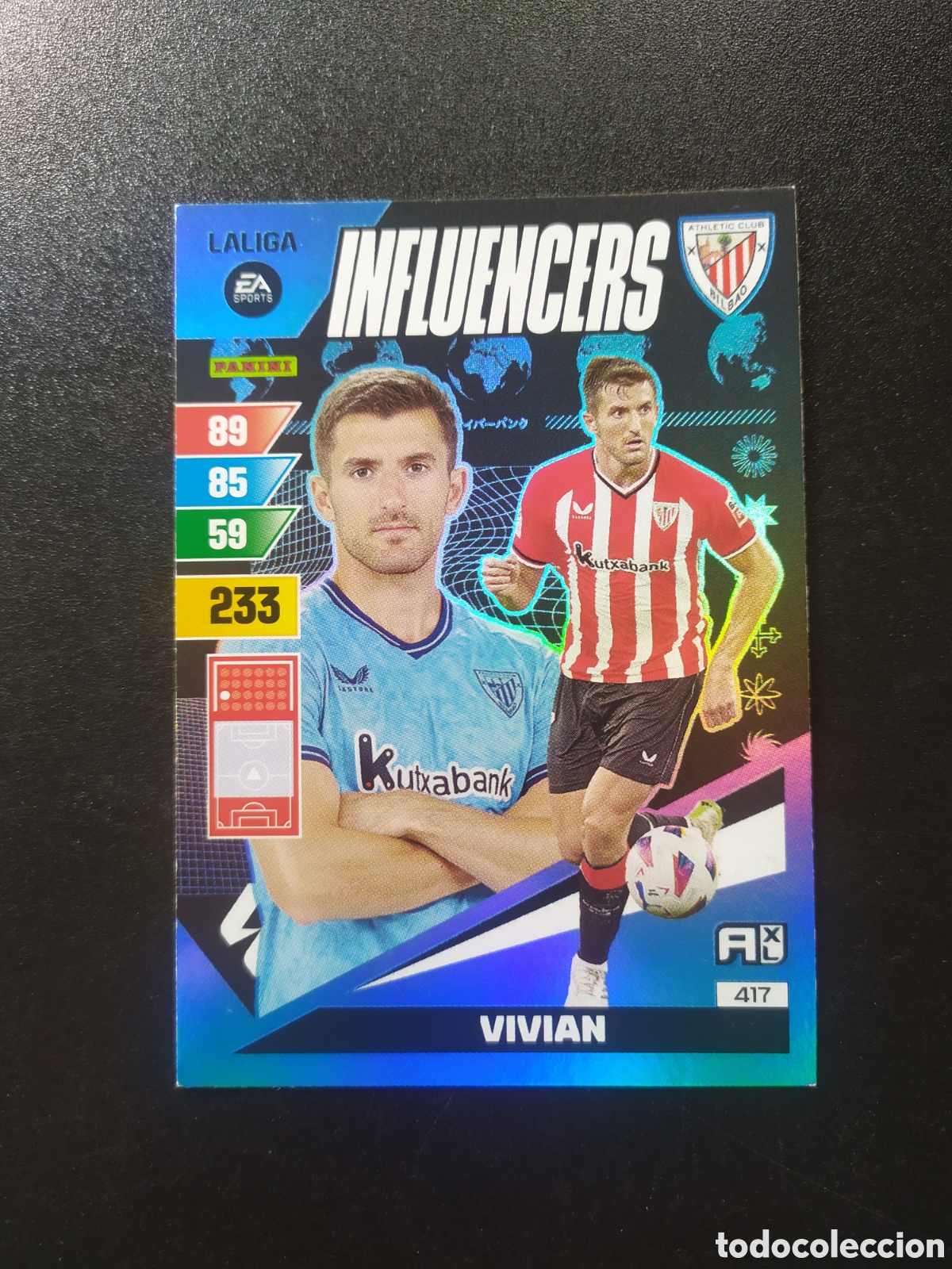 Fu&szlig;ball-Sticker: Adrenalyn 2023 2024 23 24 panini Vivian influencers n&deg; 417 Athletic Bilbao