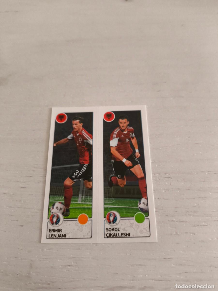 Fu&szlig;ball-Sticker: 94 Ermir Lenjani / Sokol &Ccedil;ikalleshi ALBANIA PANINI EUROCOPA EURO FRANCIA 2016 NO LIGA ESTE