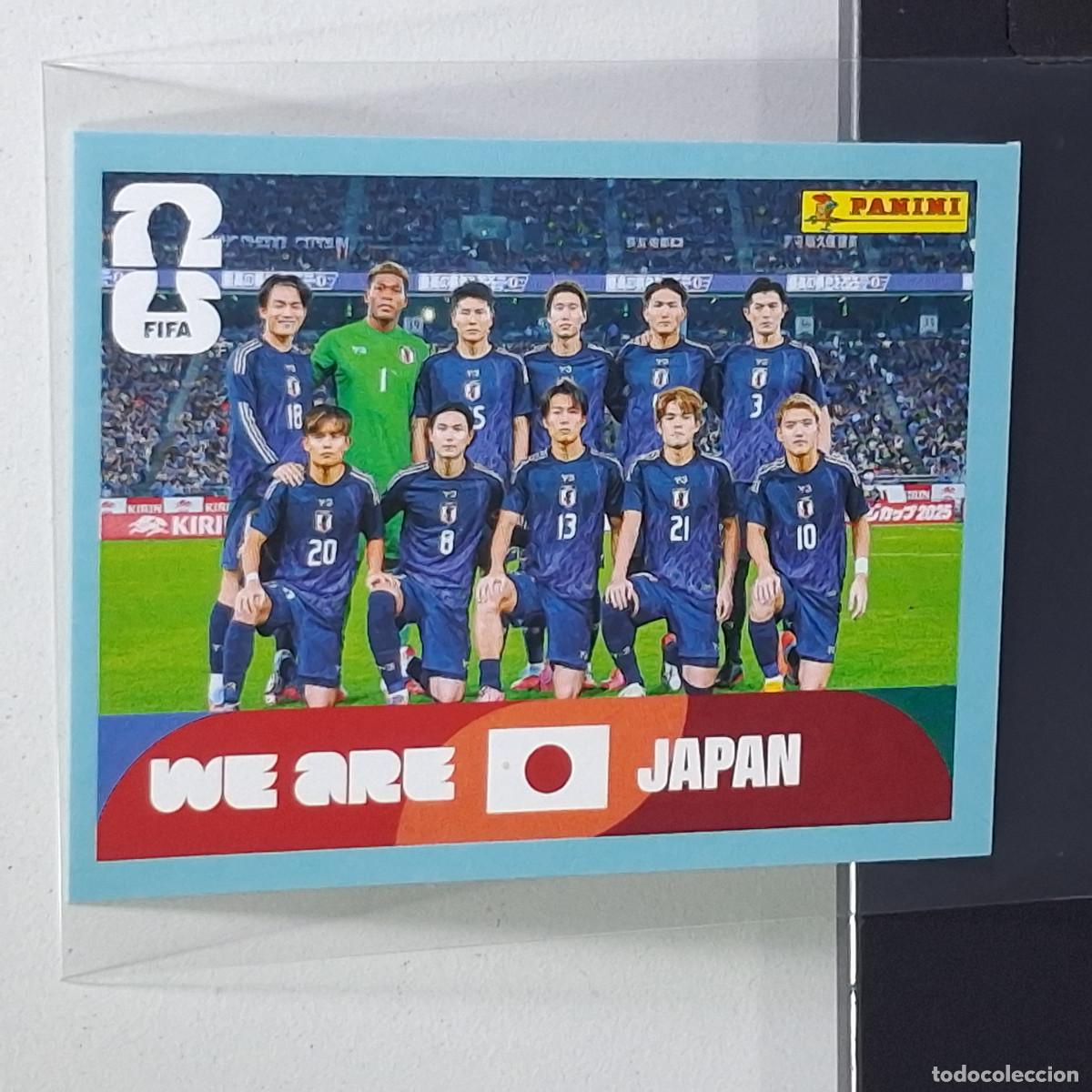 Cromos de Futebol: A39 JPN 13 JPN13 PLANTILLA EQUIPO TEAM JAP&Oacute;N JAPAN JPN MUNDIAL FIFA WORLD CUP 2026 STICKER PANINI