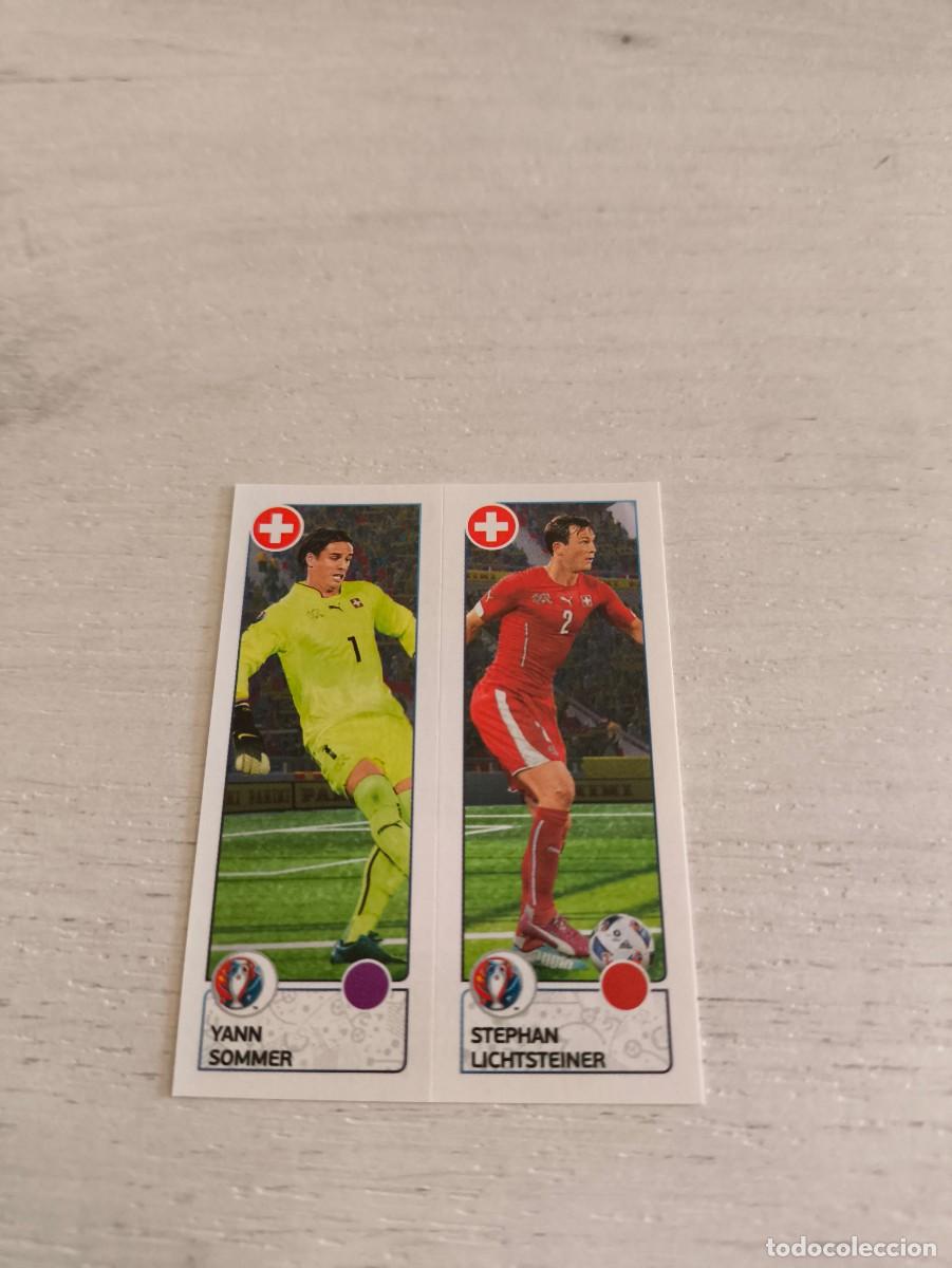 Figurine di Calcio: 96 Yann Sommer / Stephan Lichtsteiner SUIZA PANINI EUROCOPA EURO FRANCIA 2016 NO LIGA ESTE