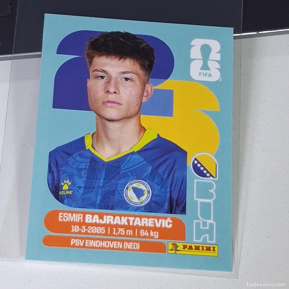 Cartes &agrave; collectionner de Football: A39 BIH15 ESMIR BAJRAKTAREVIĆ 15 BOSNIA HERZEGOVINA BIH MUNDIAL FIFA WORLD CUP 2026 STICKER PANINI