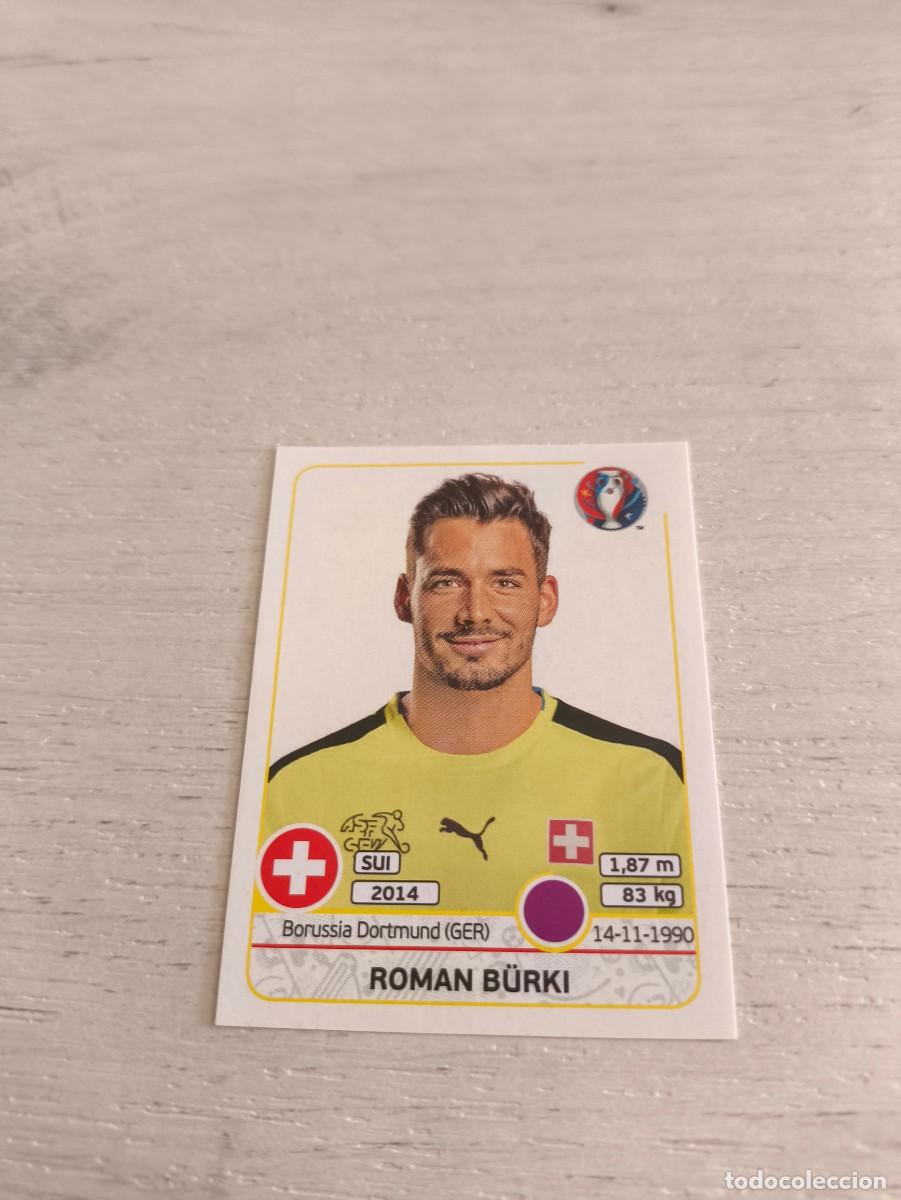 Cromos de F&uacute;tbol: 102 Roman B&uuml;rki SUIZA PANINI EUROCOPA EURO FRANCIA 2016 NO LIGA ESTE