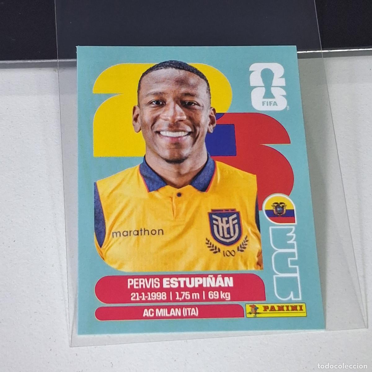 Cartes &agrave; collectionner de Football: A40 ECU5 PERVIS ESTUPI&Ntilde;&Aacute;N 5 ECUADOR ECU MUNDIAL FIFA WORLD CUP 2026 STICKER PANINI