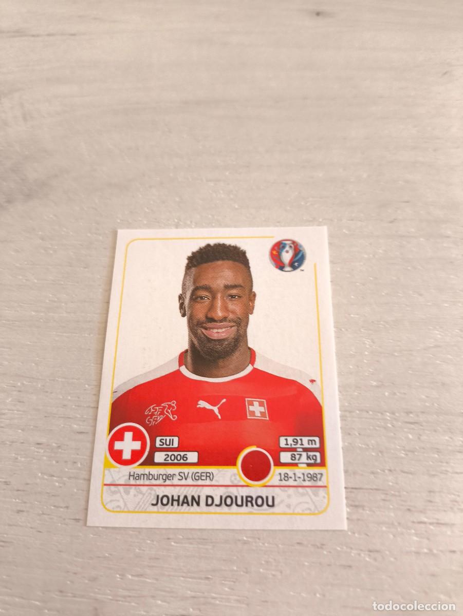 Fu&szlig;ball-Sticker: 104 Johan Djourou SUIZA PANINI EUROCOPA EURO FRANCIA 2016 NO LIGA ESTE