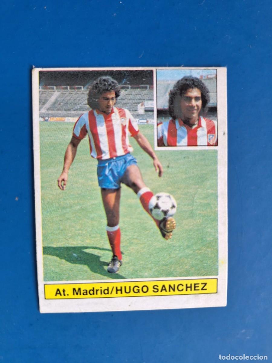 Fu&szlig;ball-Sticker: Este 81 82 1981 1982 Hugo Sanchez At. Atl&eacute;tico de Madrid ultimos fichajes UF 10 fichaje