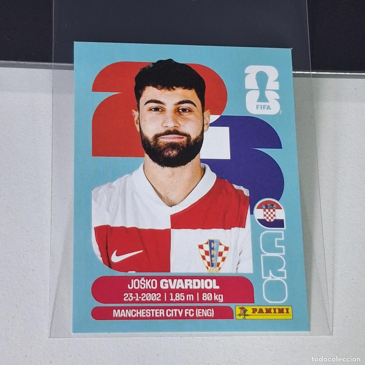 Fu&szlig;ball-Sticker: A40 CRO 4 CRO4 JO&Scaron;KO GVARDIOL CROATIA CROACIA CRO MUNDIAL FIFA WORLD CUP 2026 STICKER PANINI