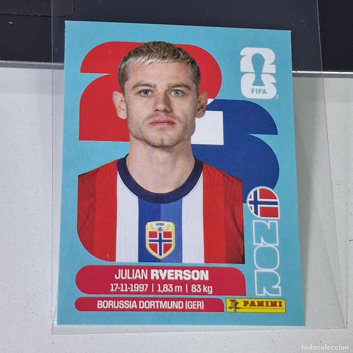 Cromos de F&uacute;tbol: A40 NOR3 JULIAN RYERSON 3 NORUEGA NORWAY NOR MUNDIAL FIFA WORLD CUP 2026 STICKER PANINI