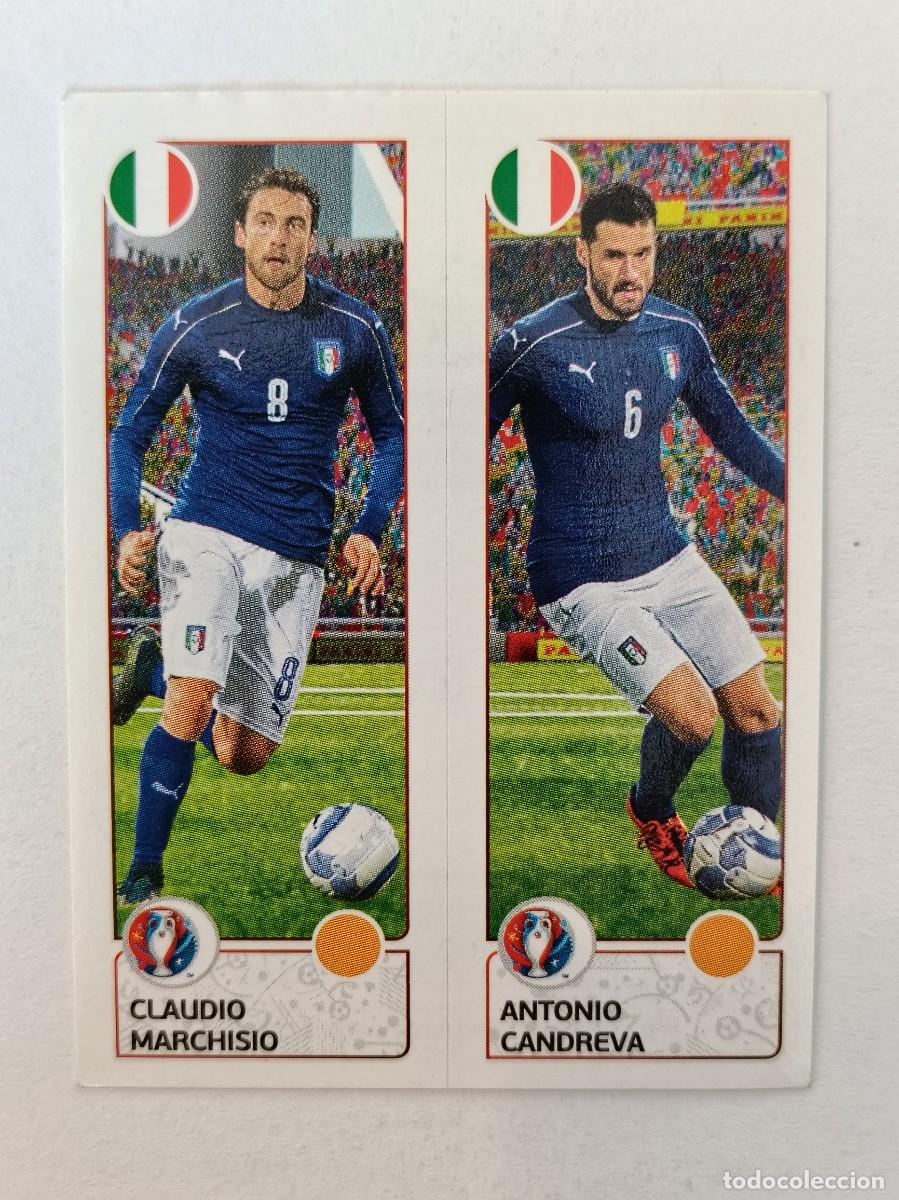 Cromos de F&uacute;tbol: #495 MARCHISIO-CANDREVA (ITALIA) EURO FRANCIA 2016 PANINI