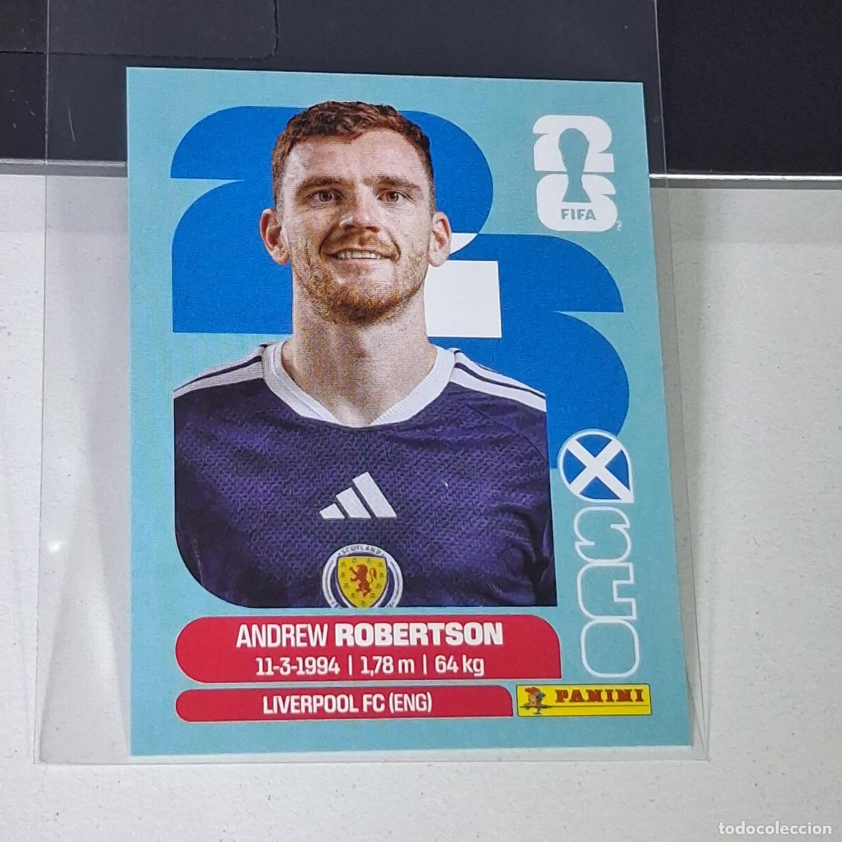 Cromos de F&uacute;tbol: A40 SCO6 ANDREW ROBERTSON 6 ESCOCIA SCOTLAND SCO MUNDIAL FIFA WORLD CUP 2026 STICKER PANINI