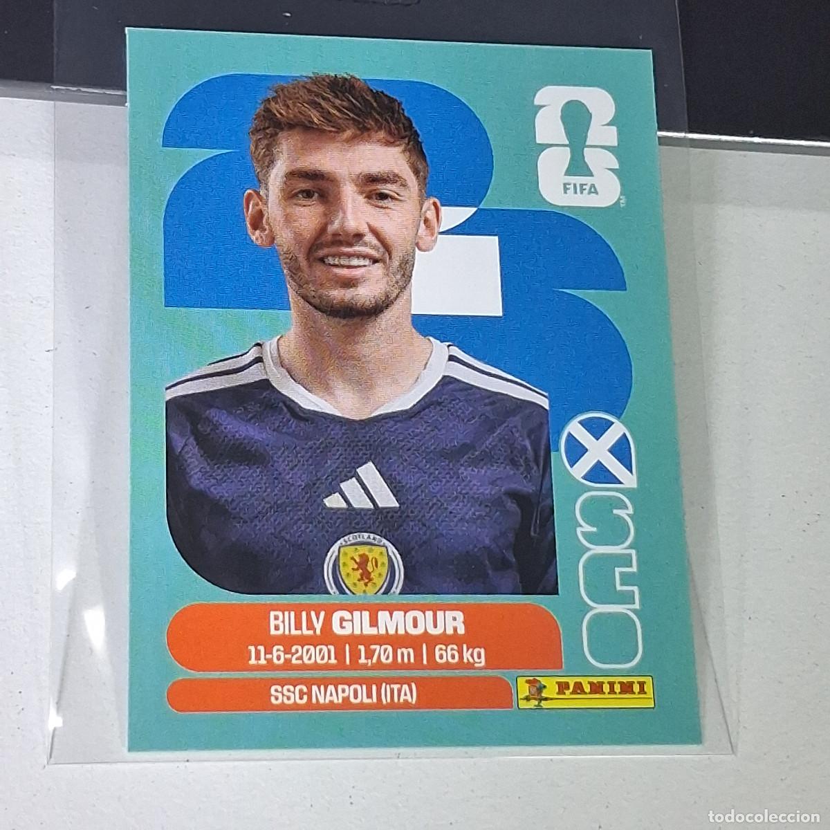 Cromos de F&uacute;tbol: A40 SCO 12 SCO12 BILLY GILMOUR ESCOCIA SCOTLAND SCO MUNDIAL FIFA WORLD CUP 2026 STICKER PANINI