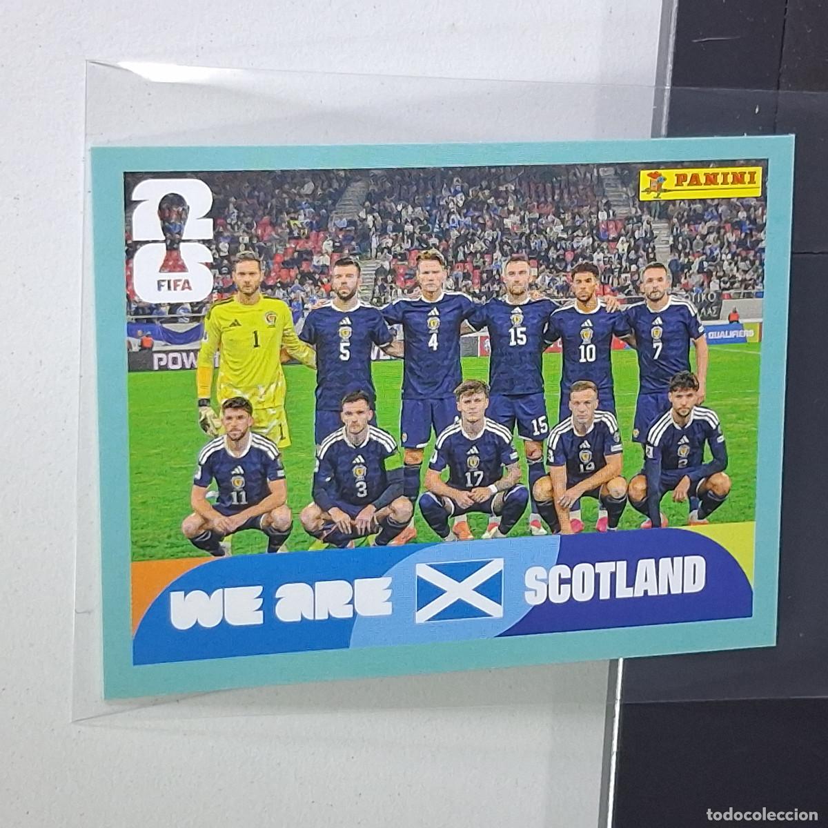 Cromos de Futebol: A40 SCO 13 SCO13 PLANTILLA TEAM ESCOCIA SCOTLAND SCO MUNDIAL FIFA WORLD CUP 2026 STICKER PANINI