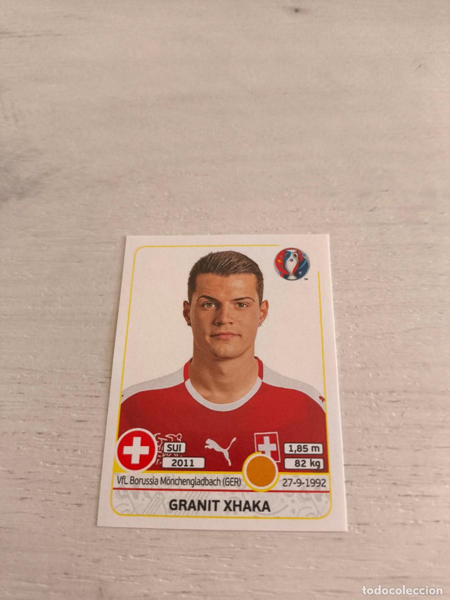 Cromos de Futebol: 112 Granit Xhaka SUIZA PANINI EUROCOPA EURO FRANCIA 2016 NO LIGA ESTE