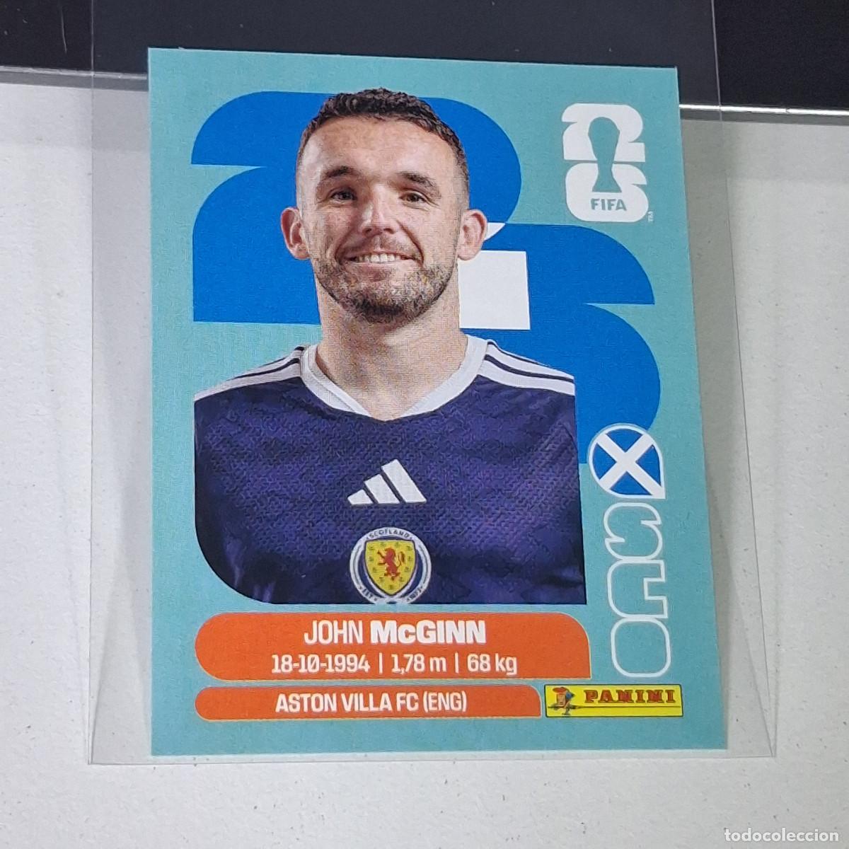 Cromos de F&uacute;tbol: A40 SCO 17 SCO17 JOHN MCGINN ESCOCIA SCOTLAND SCO MUNDIAL FIFA WORLD CUP 2026 STICKER PANINI