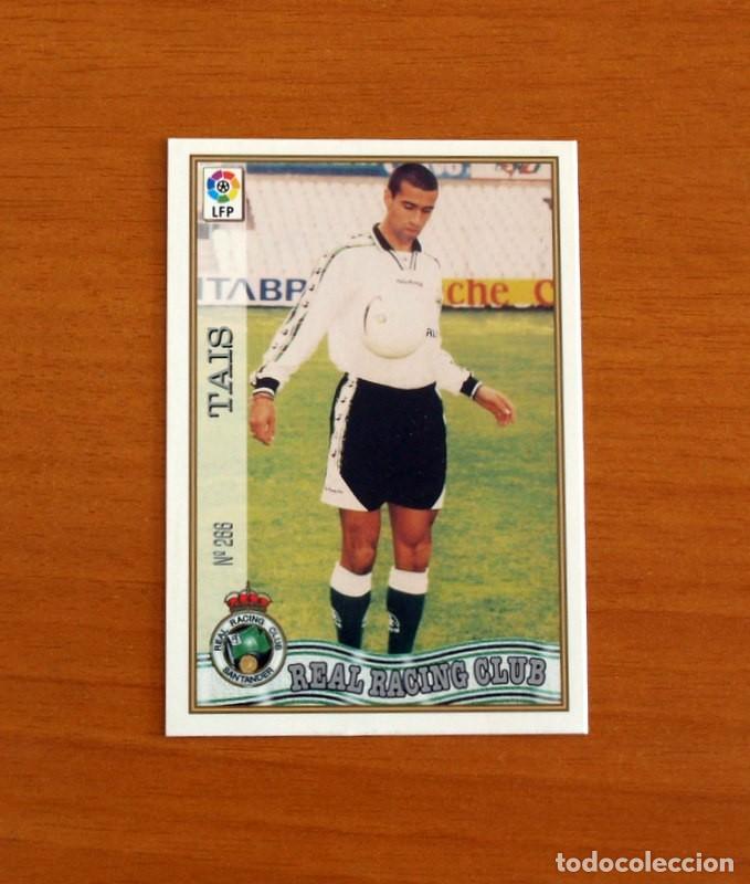 Fu&szlig;ball-Sticker: Racing de Santander - N&ordm; 266 Tais - Mundicromo ficha de la Liga 1997-1998, 97-98