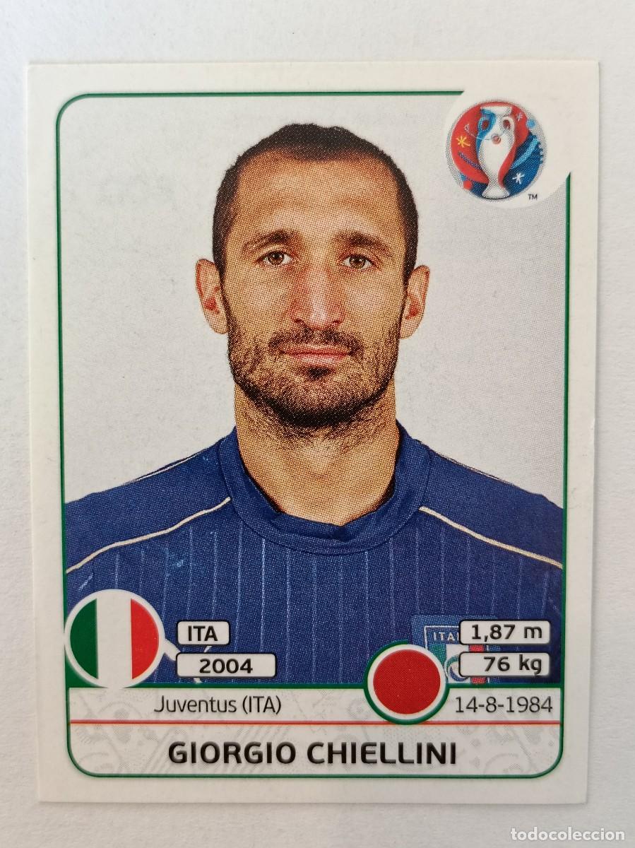 Cromos de F&uacute;tbol: #500 GIORGIO CHIELLINI (ITALIA) EURO FRANCIA 2016 PANINI