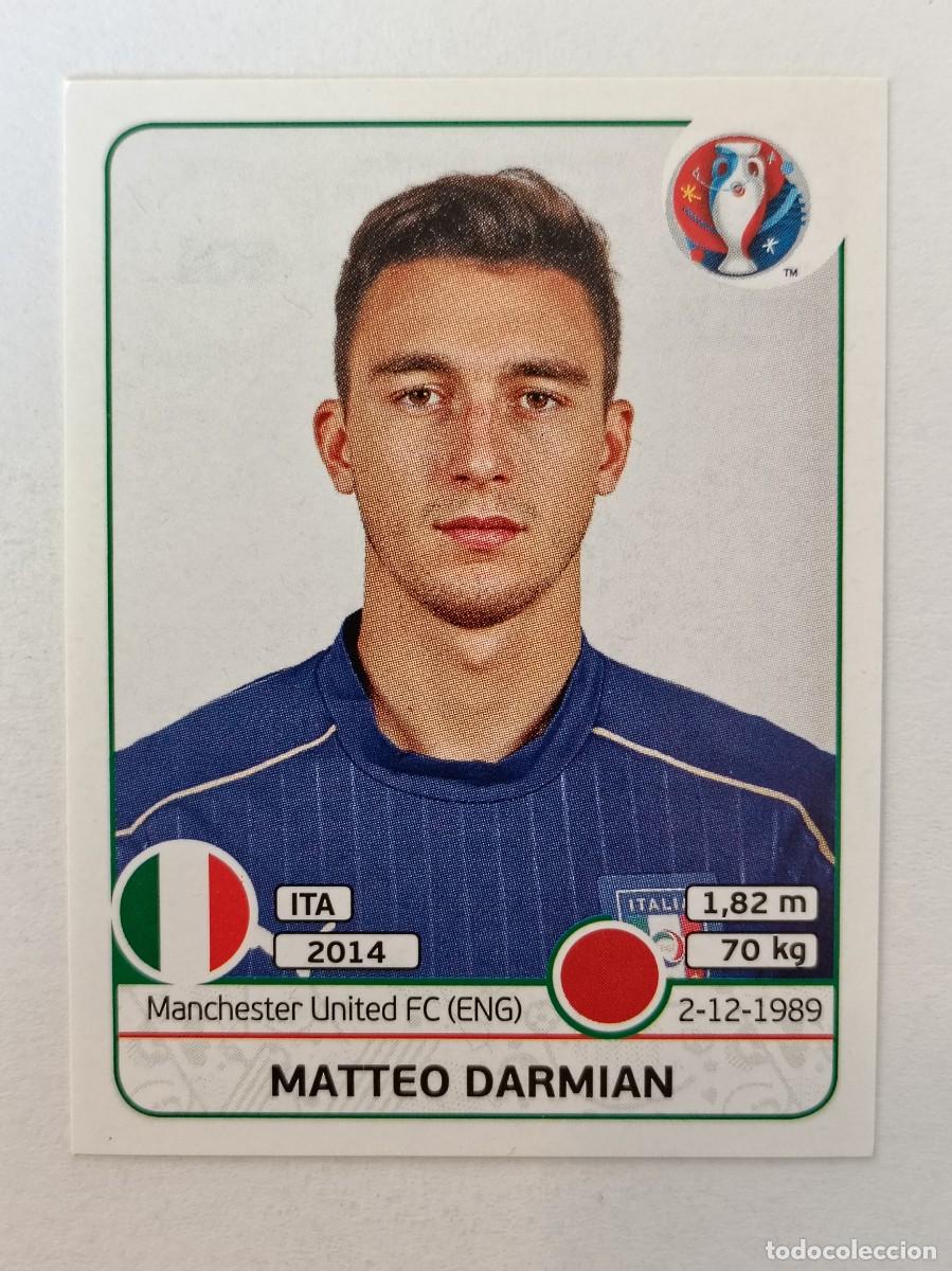 Cromos de F&uacute;tbol: #501 MATTEO DARMIAN (ITALIA) EURO FRANCIA 2016 PANINI