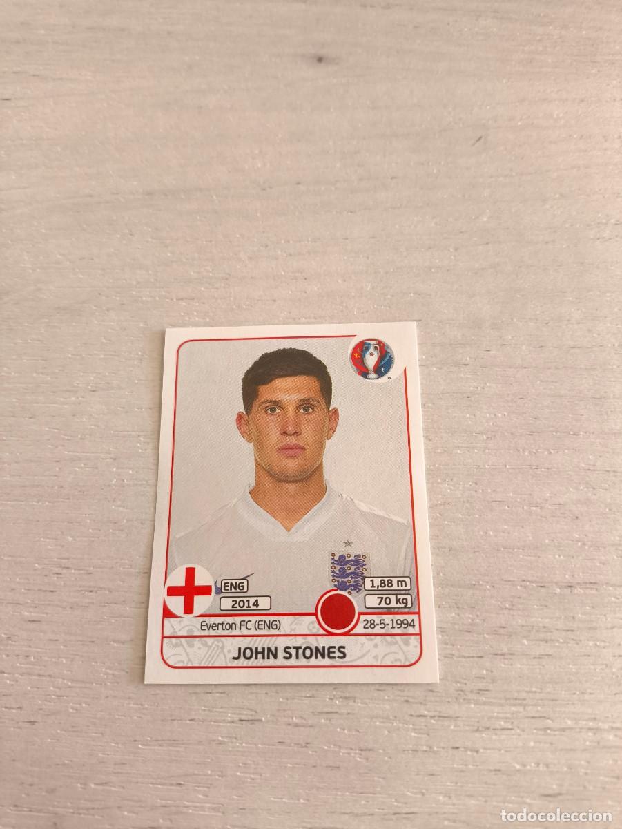 Cromos de F&uacute;tbol: 133 John Stones INGLATERRA PANINI EUROCOPA EURO FRANCIA 2016 NO LIGA ESTE