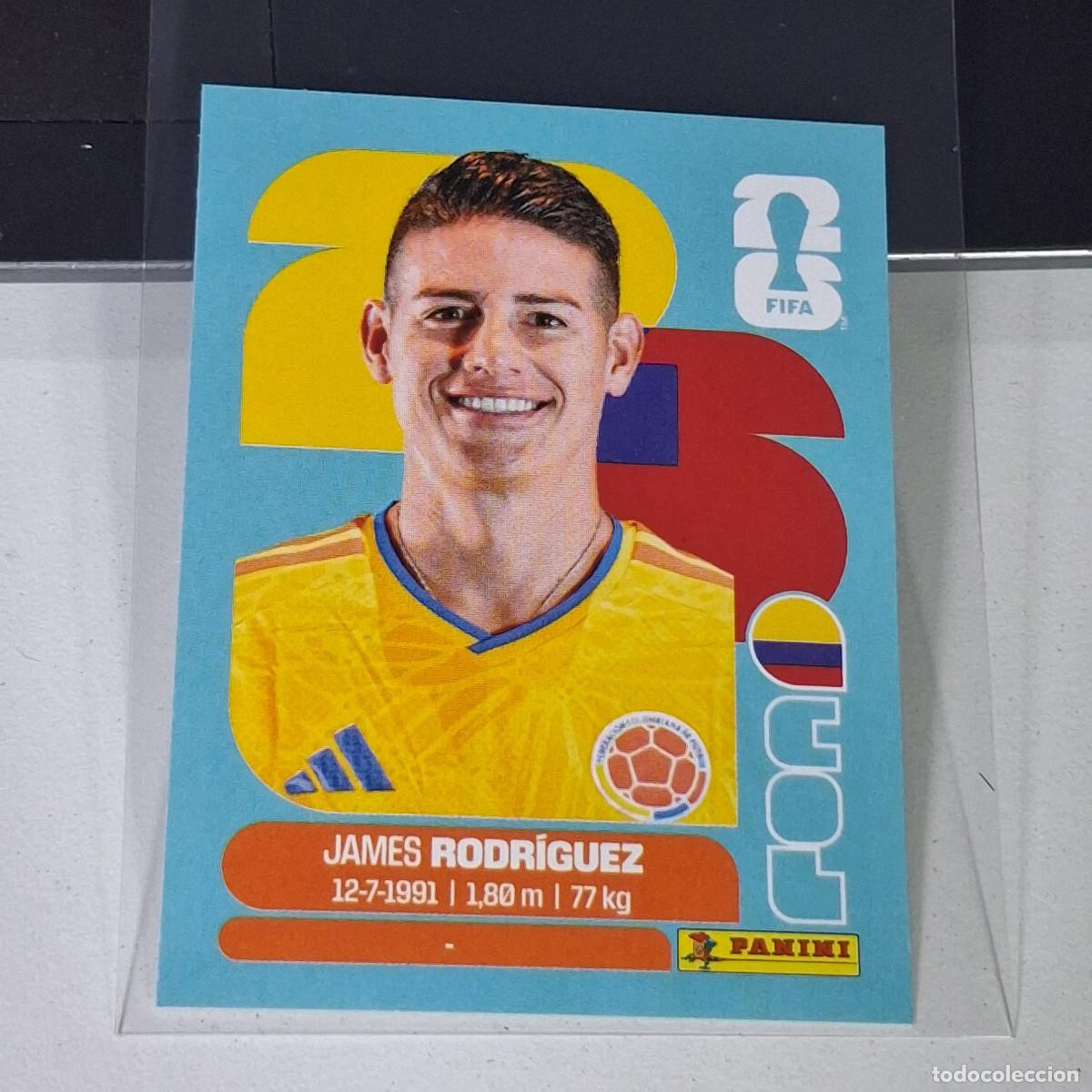 Cromos de F&uacute;tbol: A40 COL 14 COL14 JAMES RODR&Iacute;GUEZ COLOMBIA COL MUNDIAL FIFA WORLD CUP 2026 STICKER PANINI