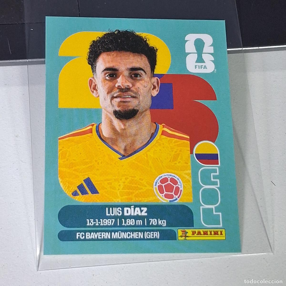 Cromos de F&uacute;tbol: A40 COL 20 COL20 LUIS DIAZ COLOMBIA COL MUNDIAL FIFA WORLD CUP 2026 STICKER PANINI