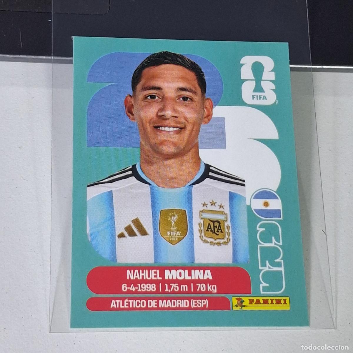 Cromos de F&uacute;tbol: A40 NAHUEL MOLINA 3 ARGENTINA ARG MUNDIAL FIFA WORLD CUP 2026 STICKER PANINI
