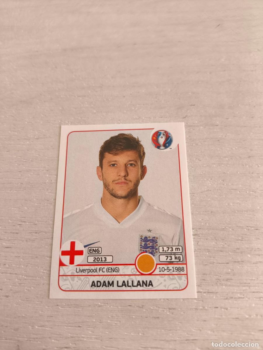 Cromos de F&uacute;tbol: 140 Adam Lallana INGLATERRA PANINI EUROCOPA EURO FRANCIA 2016 NO LIGA ESTE