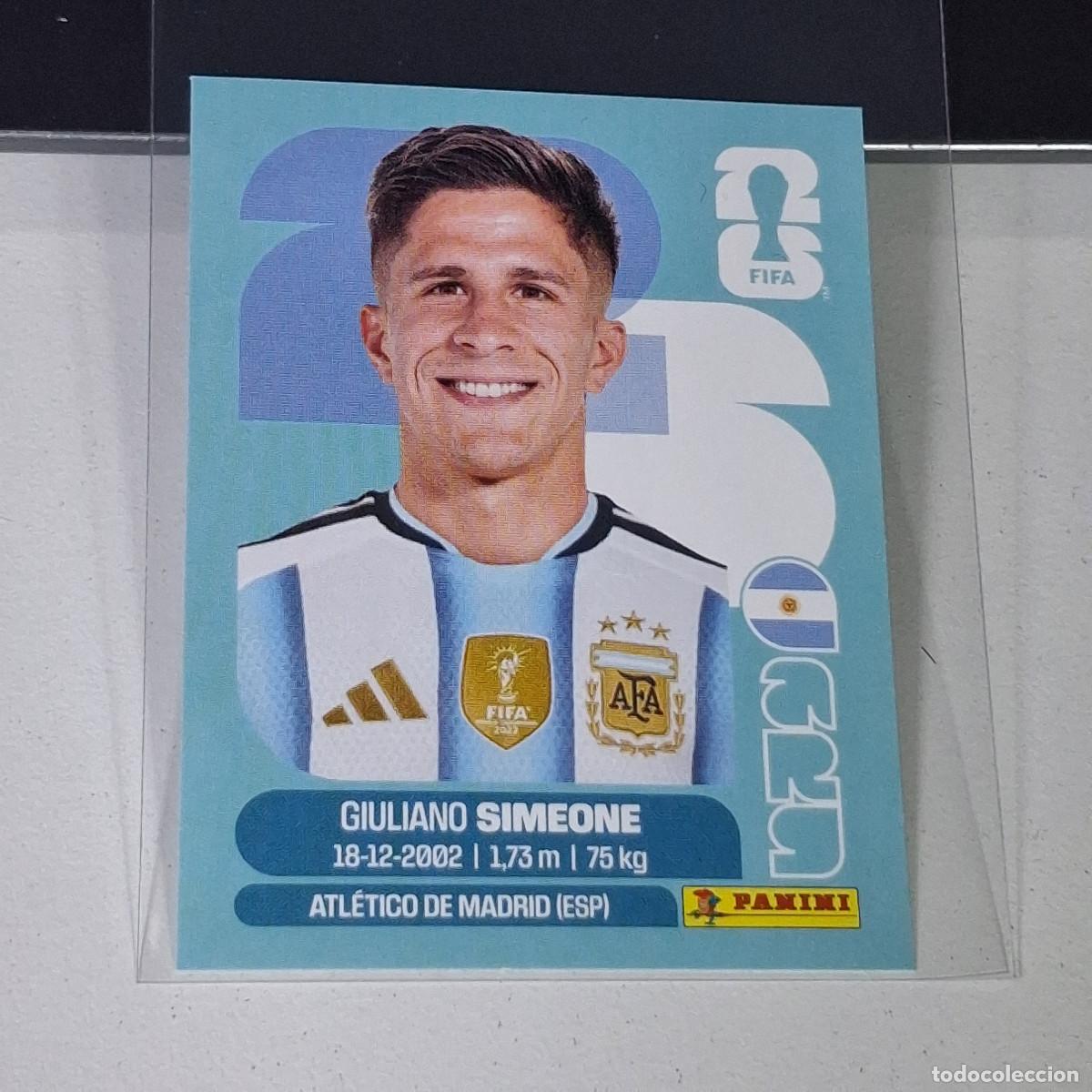 Cromos de F&uacute;tbol: A40 ARG20 GIULIANO SIMEONE ARG 20 MUNDIAL FIFA WORLD CUP 2026 STICKER PANINI