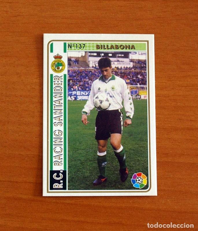 Fu&szlig;ball-Sticker: Racing de Santander -N&ordm; 137 Billabona -Mundicromo Las Fichas de la Liga 1994-1995-94-95