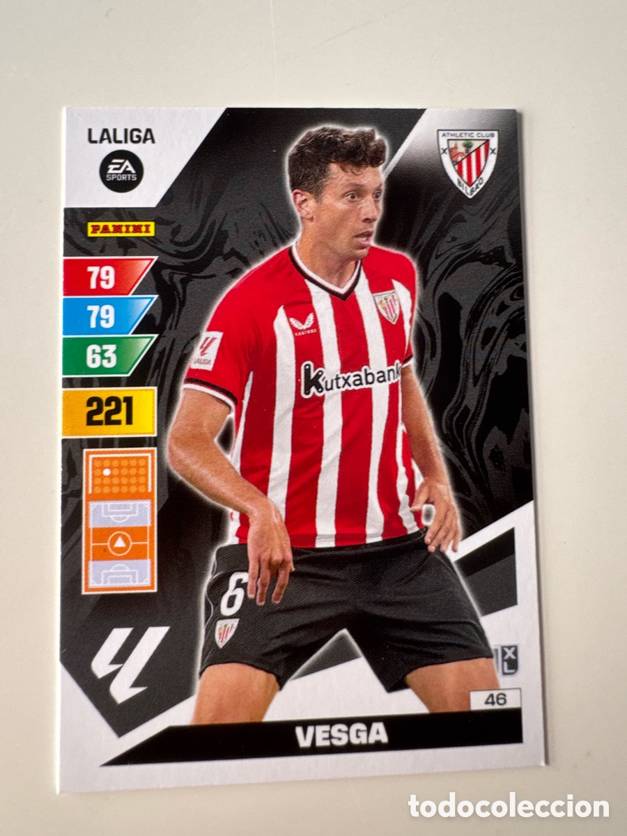 Figurine di Calcio: PANINI ADRENALYN XL La Liga 2023 2024 23 24 Mikel Vesga Athletic Club N&ordm;46