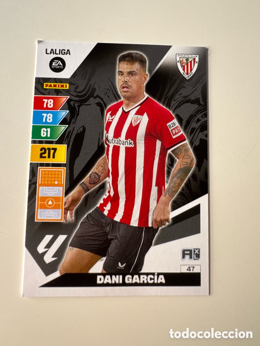 Figurine di Calcio: PANINI ADRENALYN XL La Liga 2023 2024 23 24 Dani Garc&iacute;a Athletic Club N&ordm;47