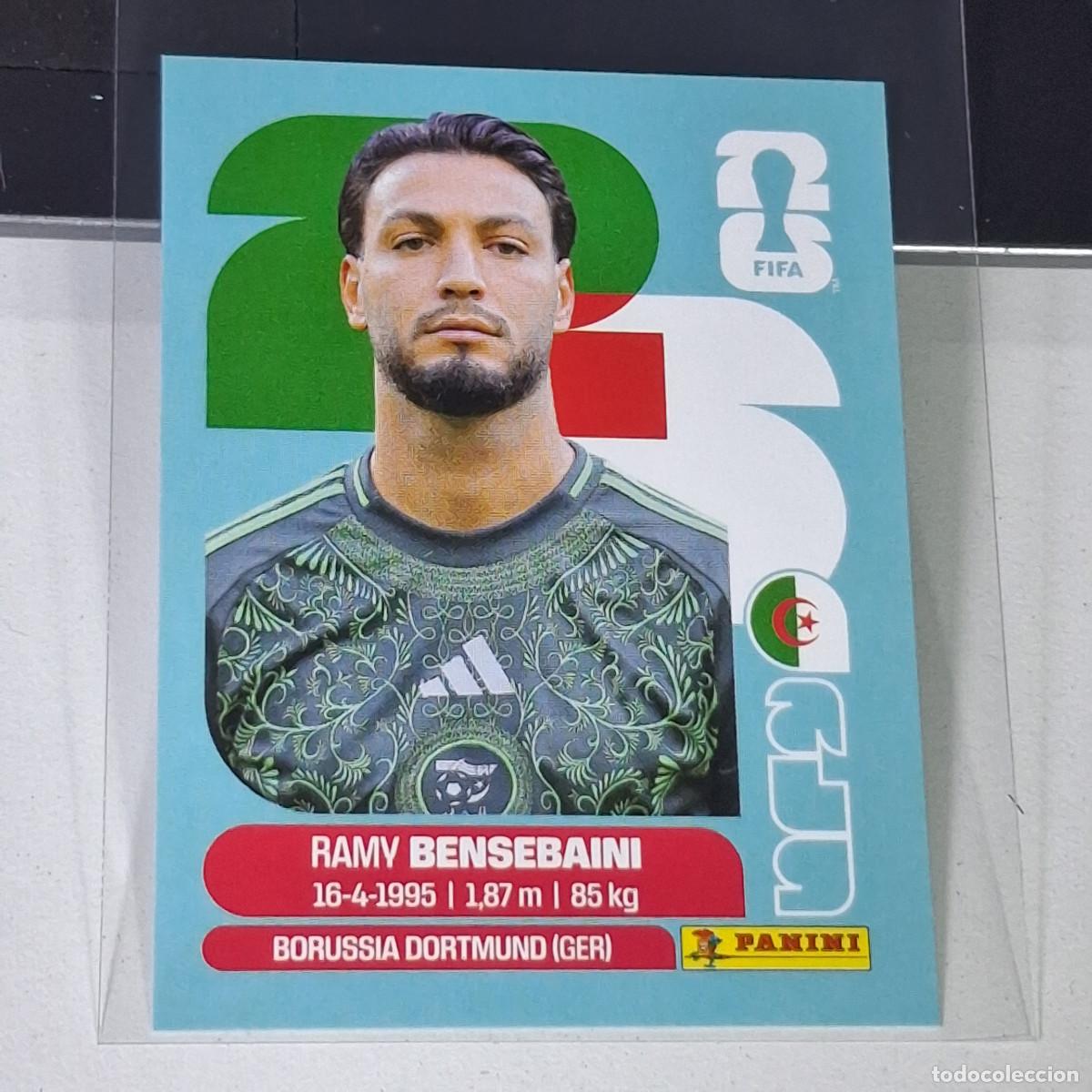 Cartes &agrave; collectionner de Football: A40 ALG 3 ALG3 RAMY BENSEBAINI ARGELIA ALGERIA ALG MUNDIAL FIFA WORLD CUP 2026 STICKER PANINI