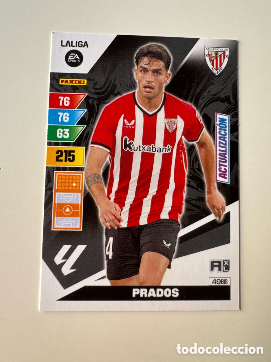 Cartes &agrave; collectionner de Football: PANINI ADRENALYN XL La Liga 2023 2024 23 24 ACTUALIZACI&Oacute;N Be&ntilde;at Prados Athletic Club N&ordm;49 BIS