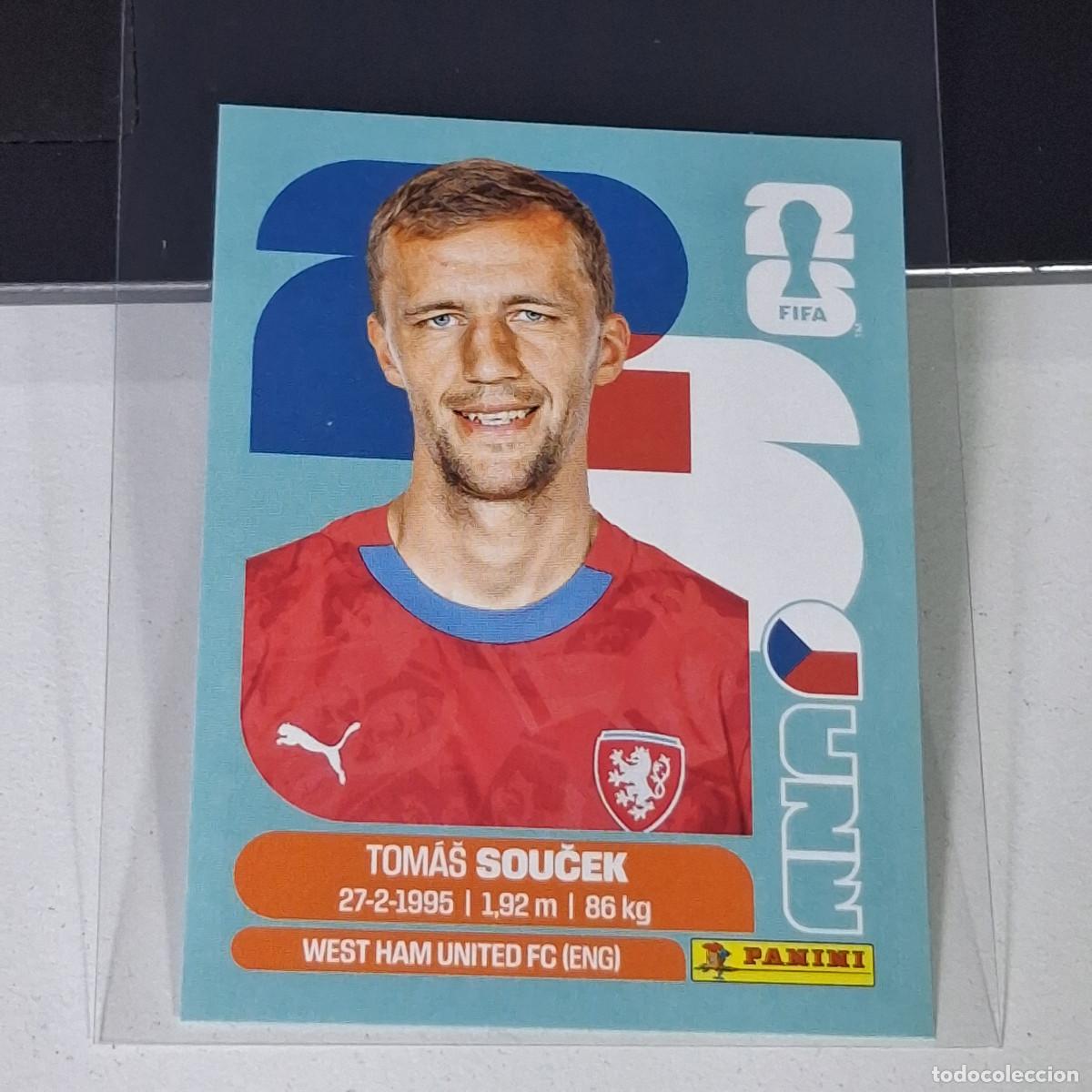 Cartes &agrave; collectionner de Football: A40 CZE12 TOM&Aacute;&Scaron; SOUČEK 12 REP&Uacute;BLICA CHECA CHEQUIA CZE MUNDIAL FIFA WORLD CUP 2026 STICKER PANINI
