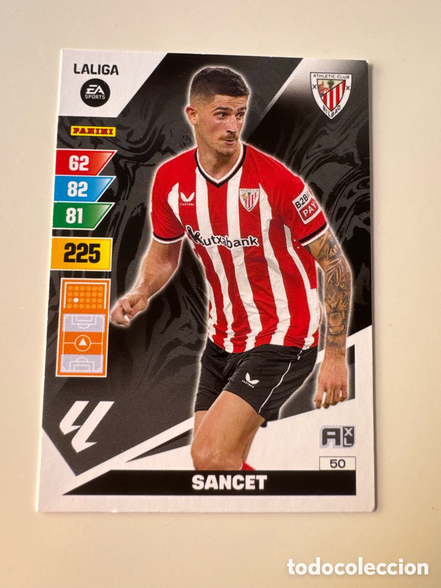 Cromos de F&uacute;tbol: PANINI ADRENALYN XL La Liga 2023 2024 23 24 Oihan Sancet Athletic Club N&ordm;50